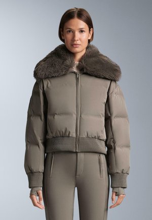 MINARDI PIUME SKI WATER-RESISTANT - Jachetă cu puf - mottled dark green