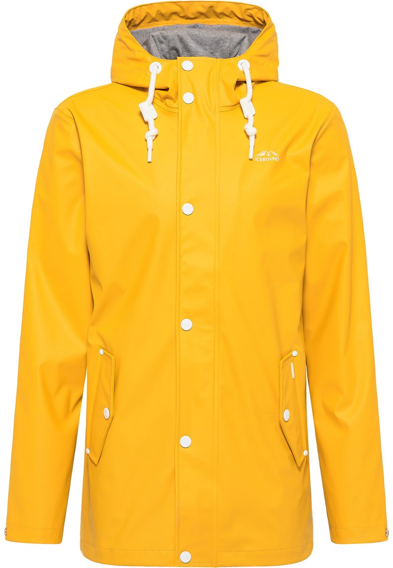 ICEBOUND Regenjas mosterdgeel