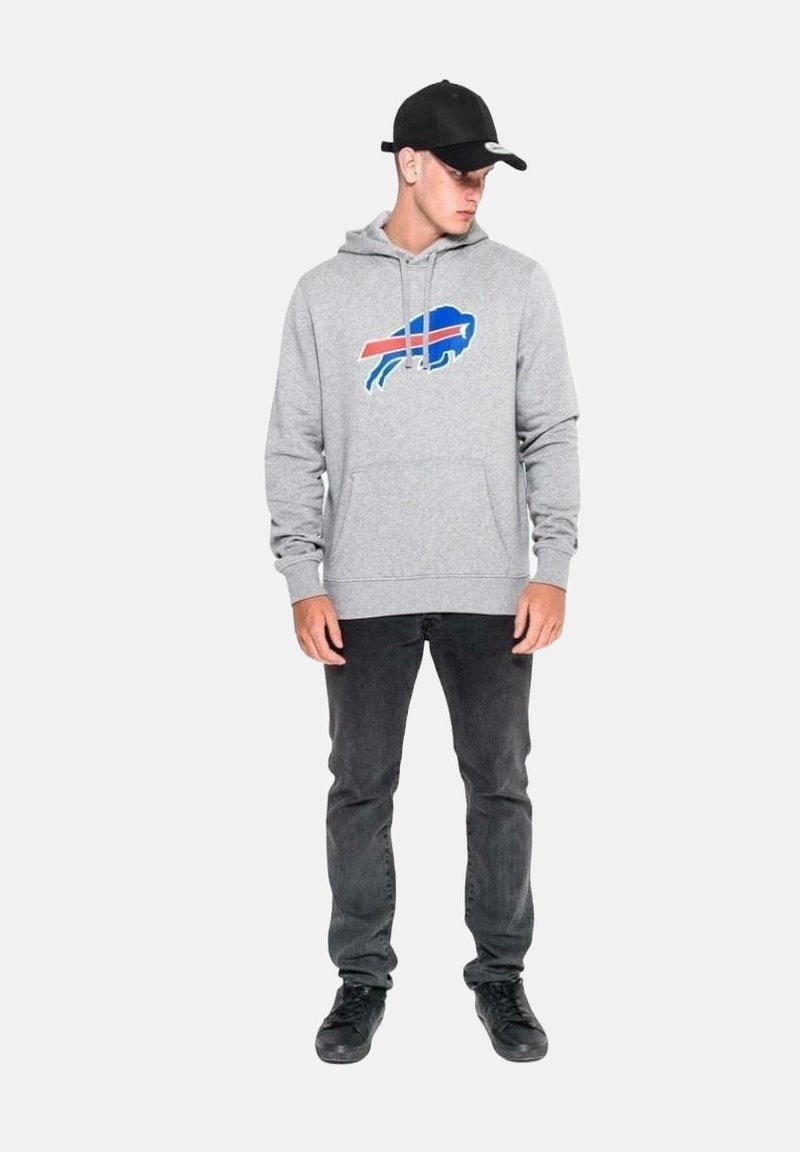 New Era Jersey con capucha - grau