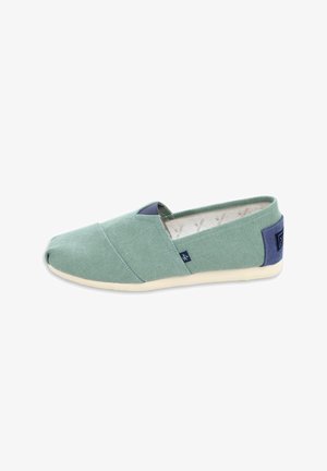 VALECUATRO, ALPARGATA CLÁSICA BICOLOR - Zapatos sin cordones - verde