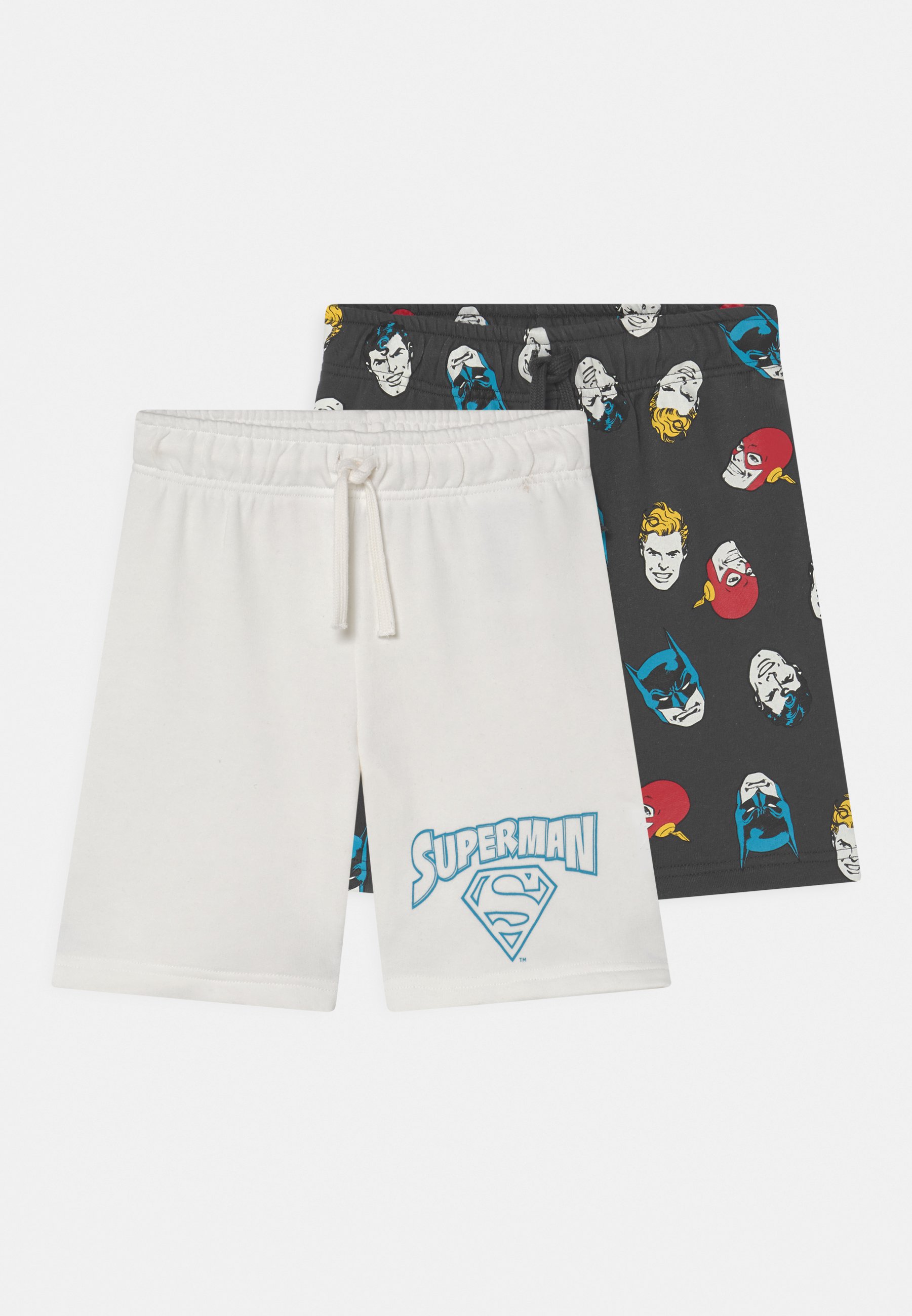 Staccato JUSTICE LEAGUE + SUPERMAN PACK - Pantalones deportivos - white/blanco -