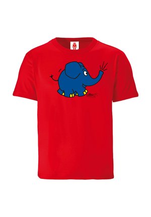 SENDUNG MIT DER MAUS ELEFANT TÖRÖ - Print T-shirt - rot