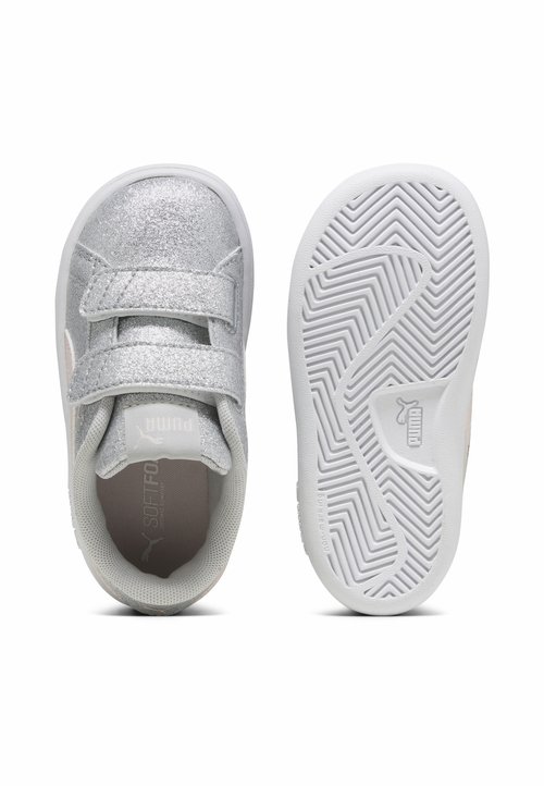 PUMA SMASH 3.0 GLITZ GLAM - Zapatos de bebé - glacial gray frosty pink — photo 3
