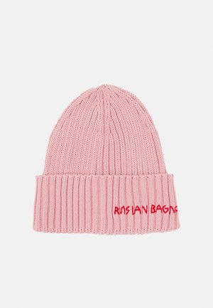HAND-EMBROIDERED BEANIE - Muts - pink