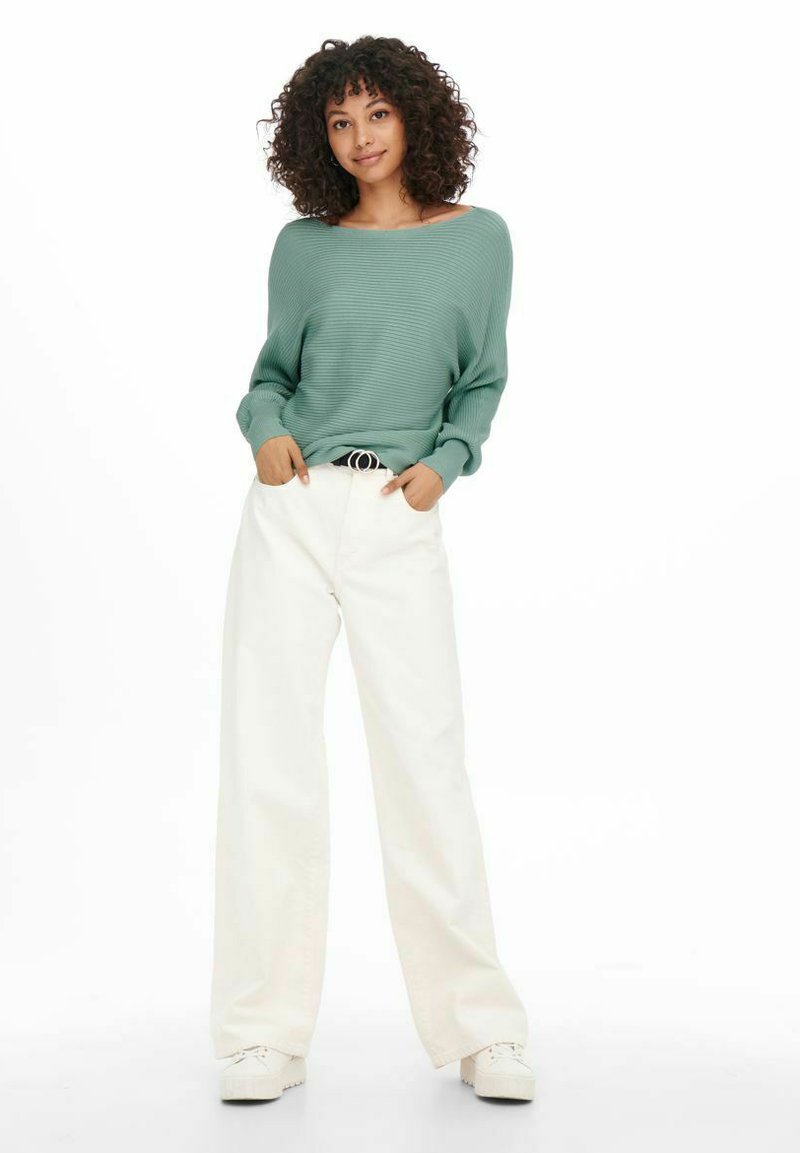 ONLY ONLADALINE - Striktrøje - blue surf