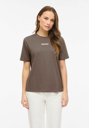 VINORA  - T-shirt basique - brown
