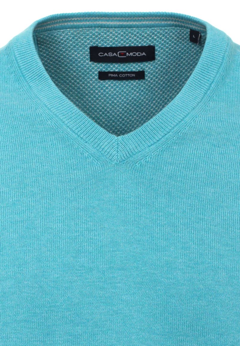 Herren Strickjacken | CASAMODA Strickpullover blue/blau - DV25534 Herren Strickjacken | CASAMODA Strickpullover blue/blau - DV25534