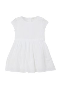 Robe Femme S.Olivier Taille 44 - Blanc, Rayures, Genou, Neuve Avec étiquettes
