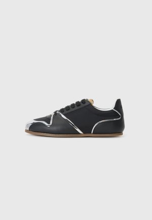 MOSCHINO Sneakers basse - nero/beige/silver-coloured