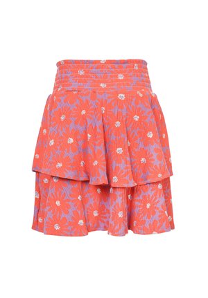 KORAAL FLORAL SPRING - A-lijn rok - oranje
