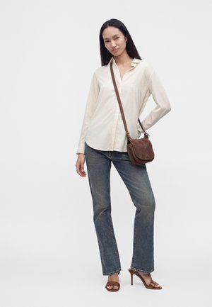 Lauren Ralph Lauren, MARCY CROSSBODY MEDIUM - Skuldertasker - chestnut brown