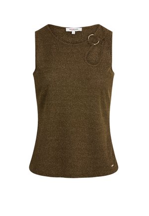 Morgan, MORGAN MORGAN SLEEVELESS VEST TOP - Top - vert kaki