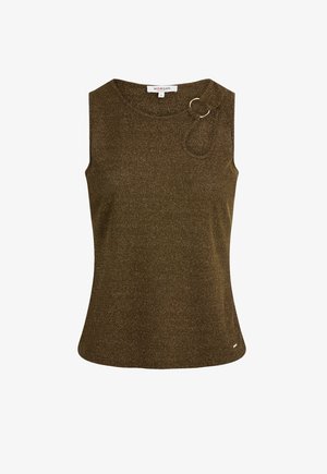Morgan, MORGAN MORGAN SLEEVELESS VEST TOP - Top - vert kaki