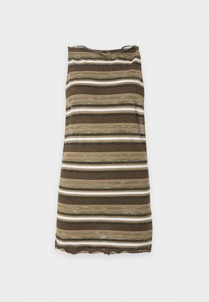 Jaded London, STRIPE DRESS WITH BEADED BACK TRIM - Robe pull - multi-coloured