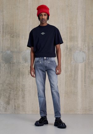 BOXY TEE SHORT SLEEVE - Basic T-shirt - faded black diamond
