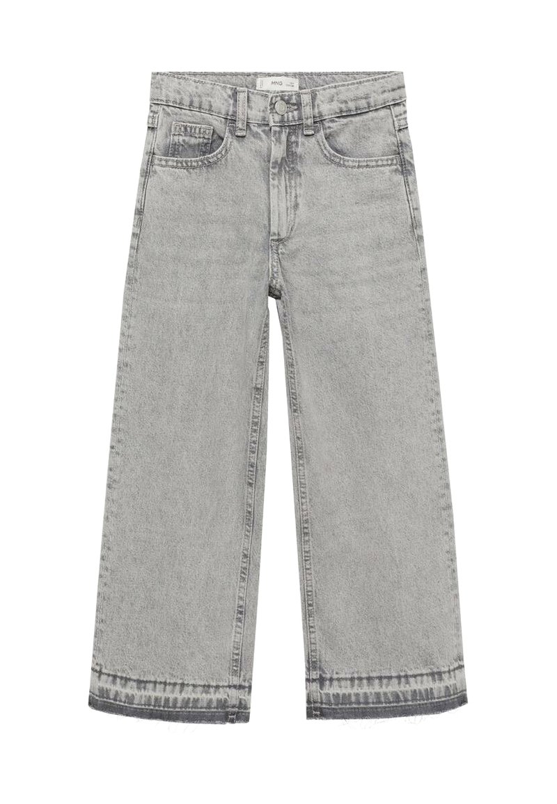Mango Kids - Ravne kavbojke - denim grey, Povečajte