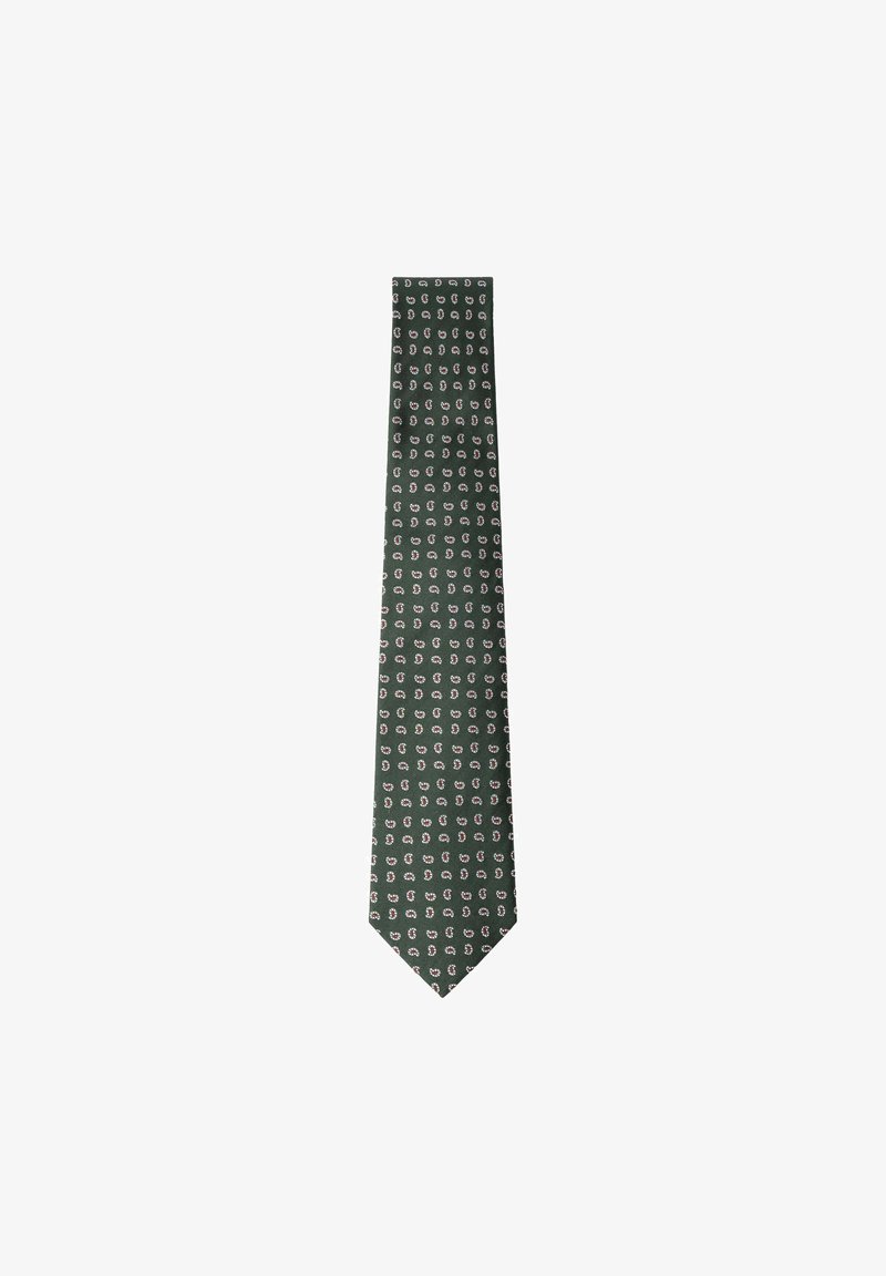 Hackett London SIMP CNT PAISLY - Kravata - hunter green