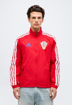 adidas Performance, CROATIA HOME ANTHEM JACKET - Екипировка на национален отбор - better scarlet