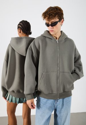 SCUBA ZIP UNISEX - Cipzáras pulóver - castor gray