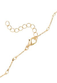 Złota bransoletka na łańcuszku z okrągłymi ogniwami i teksturowanym elementem, wyposażona w zamek homarowy zapewniający bezpieczne zapięcie. Minimalistyczny design podkreśla prostotę.