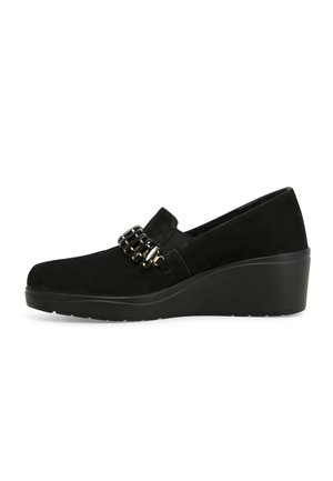 CATENA STRASS - Zeppe - nero