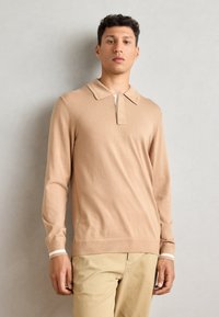Scotch & Soda LONG SLEEVE POLO - Maglione - tannin