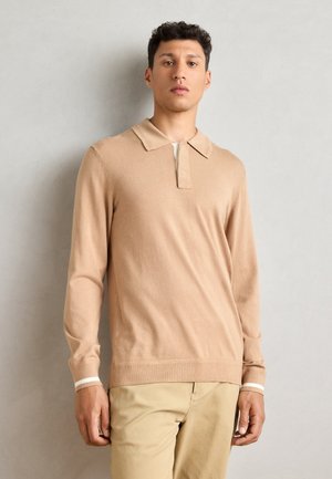 LONG SLEEVE POLO - Pullover - tannin