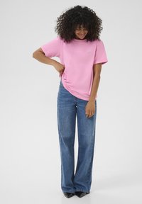 Kaffe KAEMILY  - Camiseta estampada - rosebloom w. silver heart