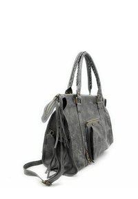 OH MY BAG À EN ITALIEN EFFET SANDSTORM - Sac à main - gris foncé