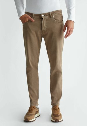 CROPPED  - Jeans slim fit - sand