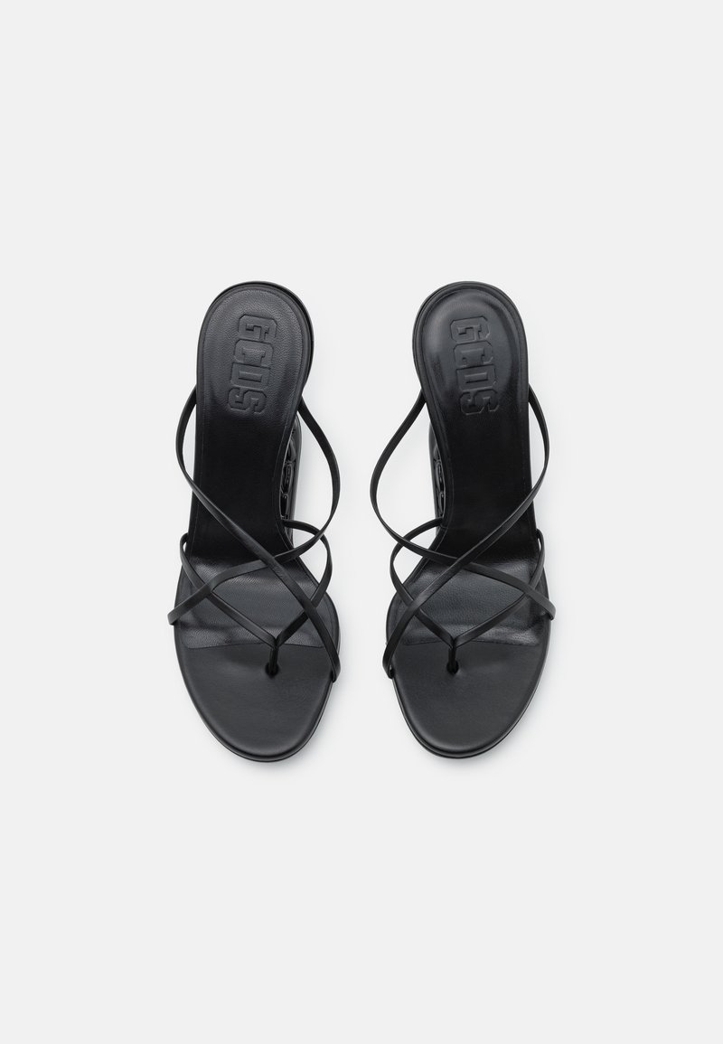 GCDS DEVOUR HEEL THONGS - T-bar sandals - black - Zalando.co.uk display picture 2