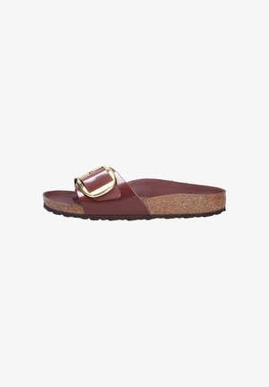 Birkenstock MADRID BIG BUCKLE - Pantolette flach - chocolate