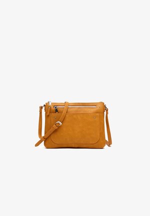 CEPTI MONEY POCKET - Torba čez telo - mustard yellow