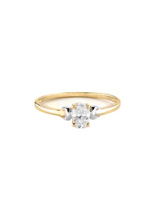 DIAMANT L'ÉTERNEL, CUBIC ZIRCONIA BIRTH - Ring - gold coloured