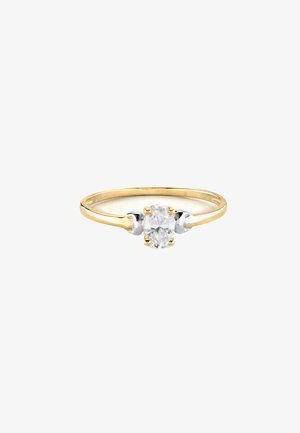 DIAMANT L'ÉTERNEL, CUBIC ZIRCONIA BIRTH - Ring - gold coloured