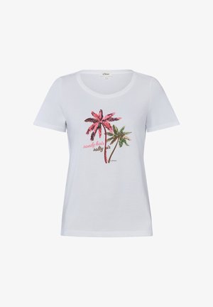 s.Oliver, - T-shirt z nadrukiem