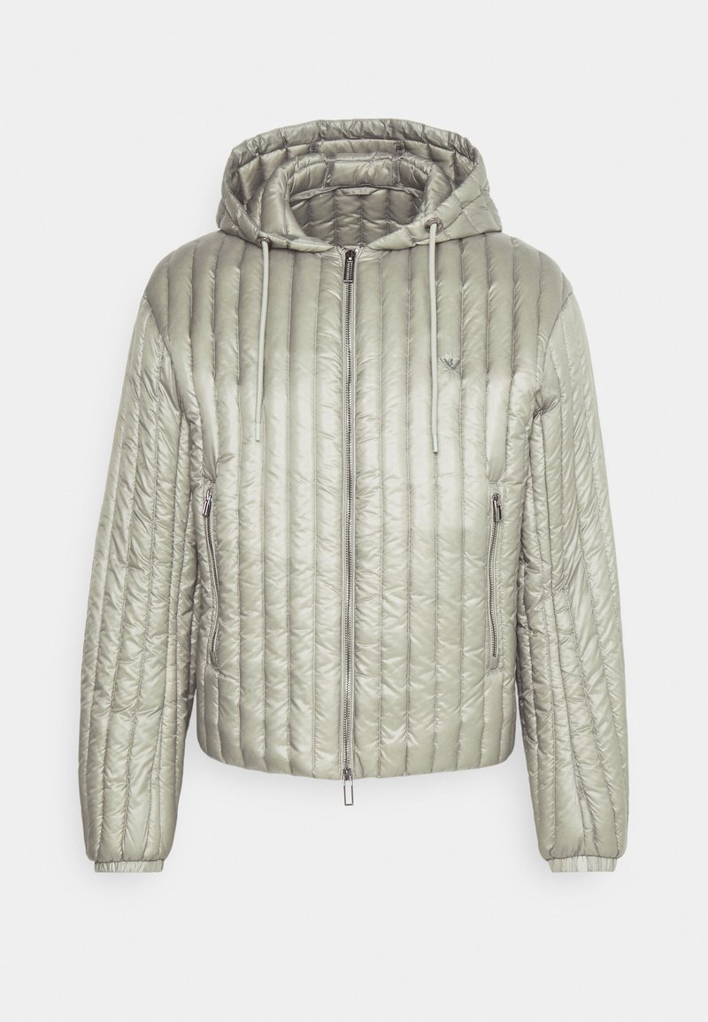 Emporio Armani Gewatteerde jas kaki