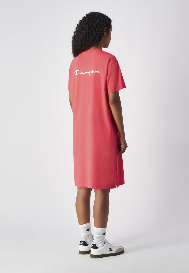 Champion ICONS - Jersey dress - pink - Zalando
