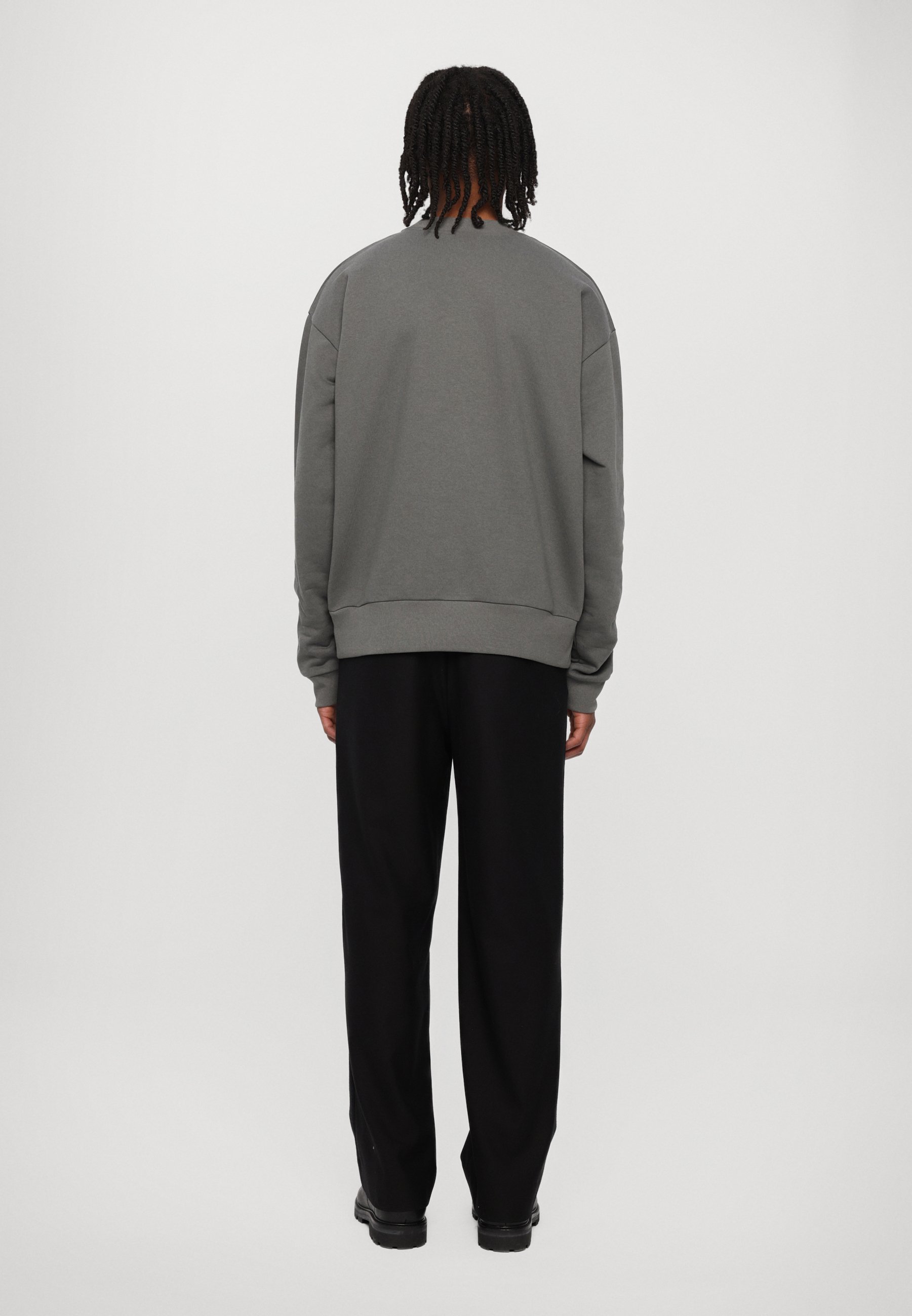 NEIL BARRETT｜ (Easy Drop Shoulder Double Bolts Hoodie ( Neil Barrett sweatshirt Easy Drop Shoulder Double Bolts