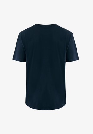 Mexx, SHORT SLEEVE GARMENT DYED - Camiseta básica - mid navy