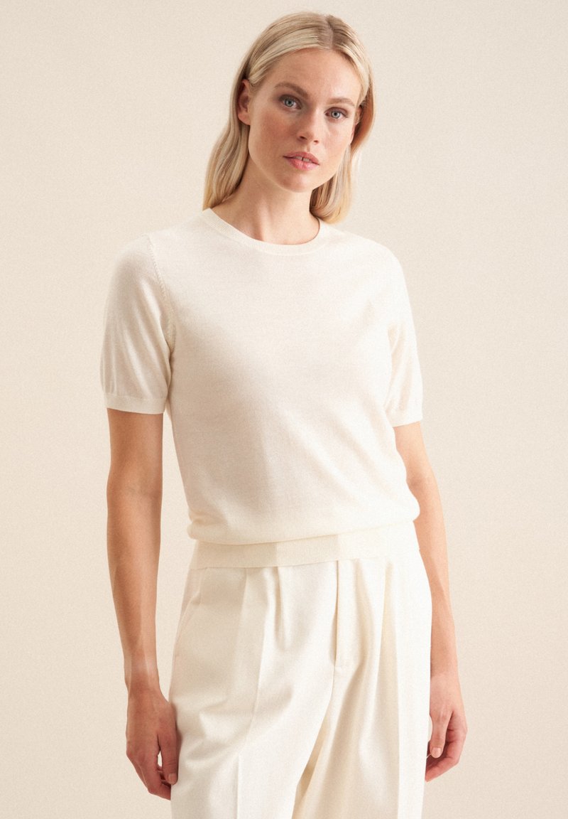 Seidensticker REGULAR - T-shirt basic - ecru