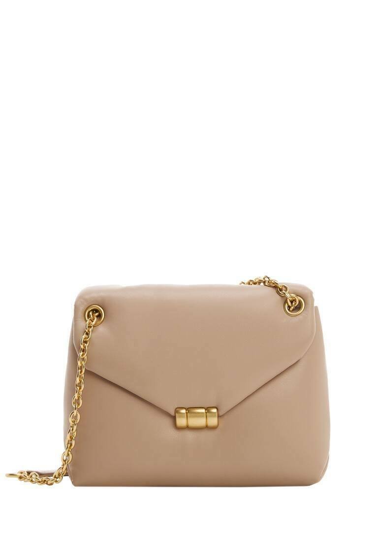 Mango FALCO Geantă crossbody marron clair pastel/maroniu deschis
