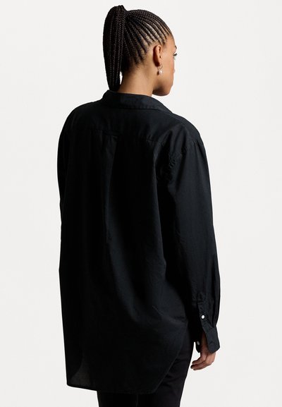 Polo Ralph Lauren OVERSIZE FIT COTTON TWILL SHIRT - Pogājama blūze - black