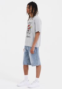 Ed Hardy LOVE-KILLS SLOWLY - Camiseta estampada - washed grey