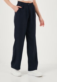 LELA REGULAR FIT - Broek - dark blue