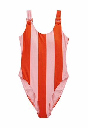 REGULAR FIT - Maillot de bain - red pink stripe