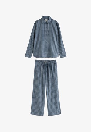 Self., TALL FIT - SHIRT & TROUSER PYJAMAS SET - Pyjama - blue check