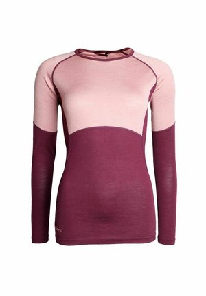 MERINO BRISK - Långärmad tröja - dark plum rose