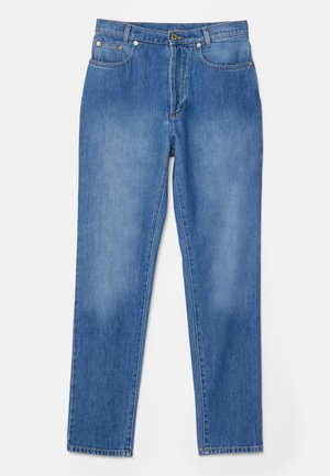 MOSCHINO TROUSERS - Vaqueros tapered - blue