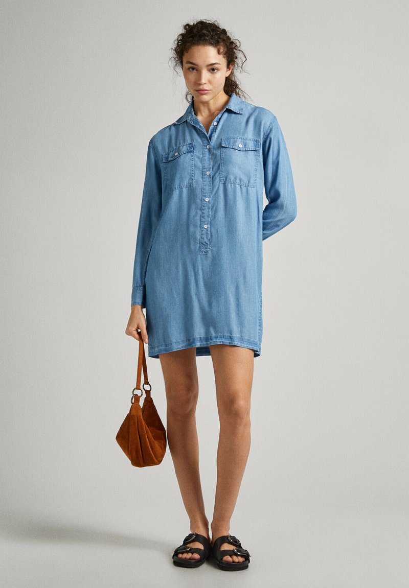 Pepe Jeans Blousejurk blauw